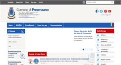 Desktop Screenshot of comune.presenzano.ce.it